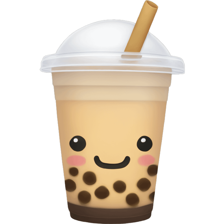 a simple bubble tea cup emoji