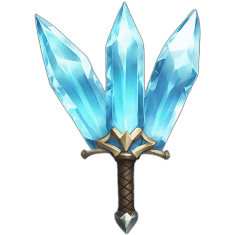 crystal, weapon emoji