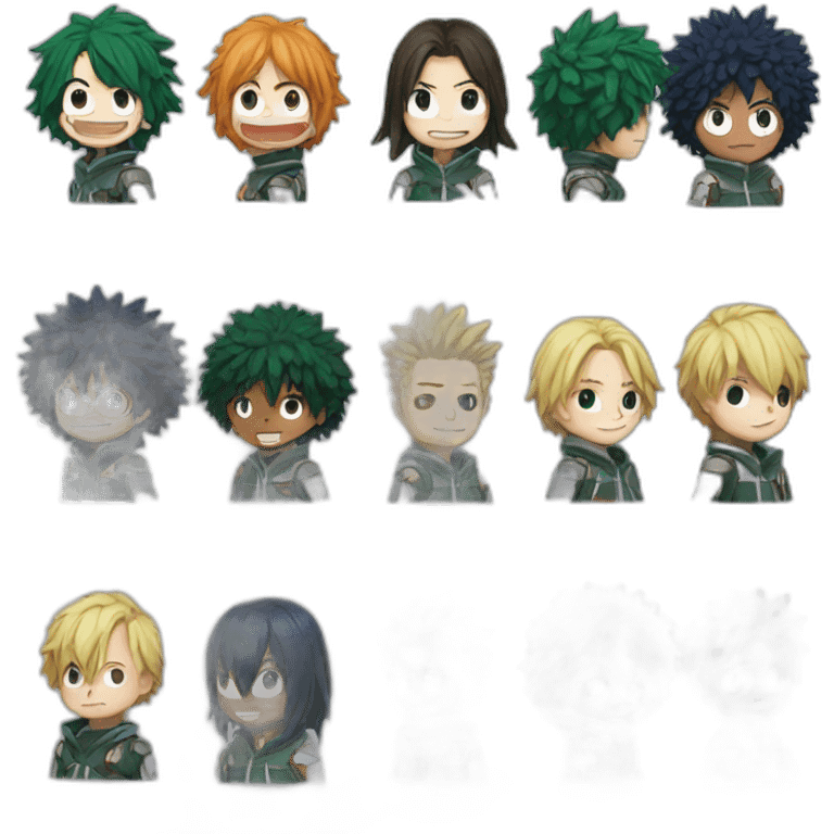 My hero academia  emoji