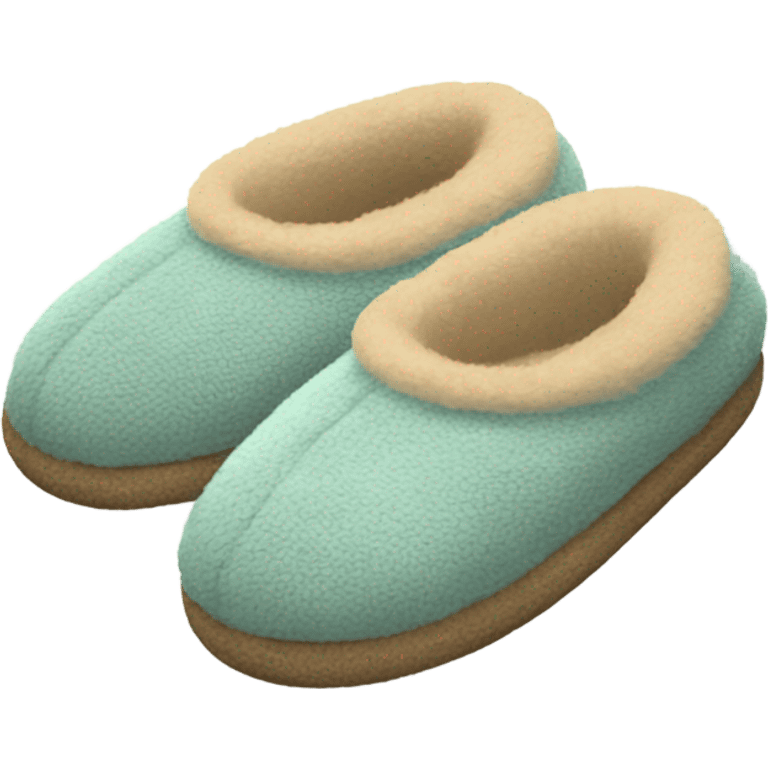 cozy slippers emoji