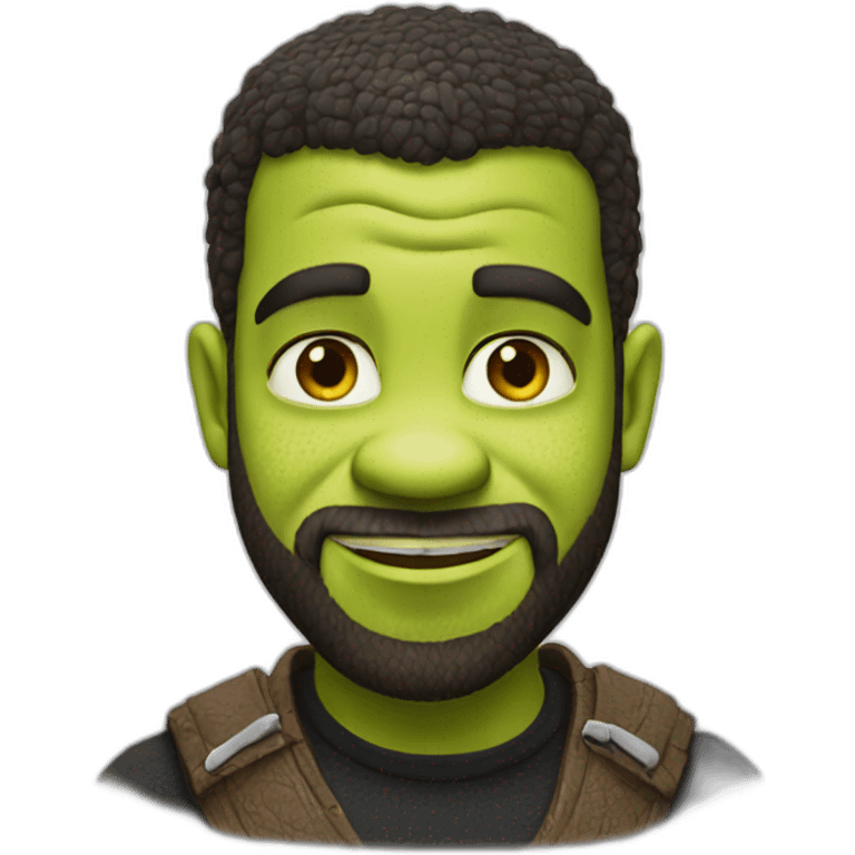 Drake styled Shrek says no emoji