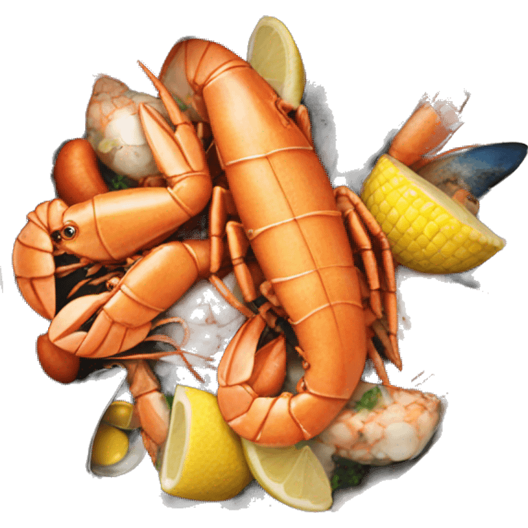 Seafood boil emoji