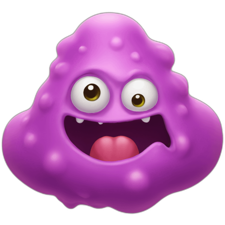 Blob monster emoji