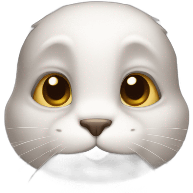 Chat fait bisous lapin emoji