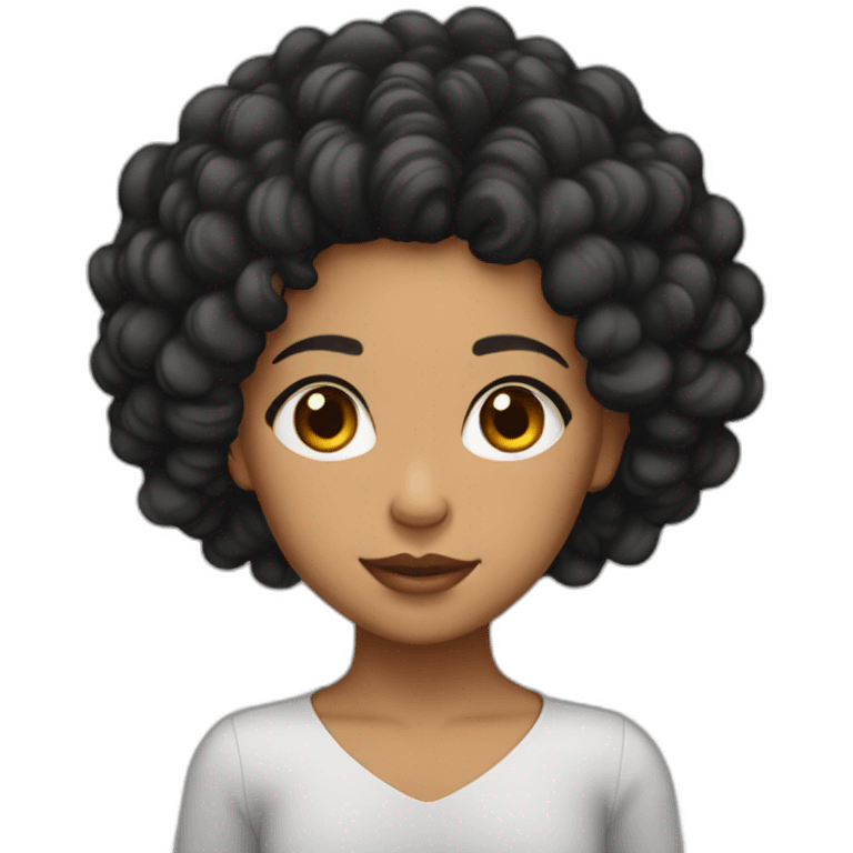 Lightskin girl emoji