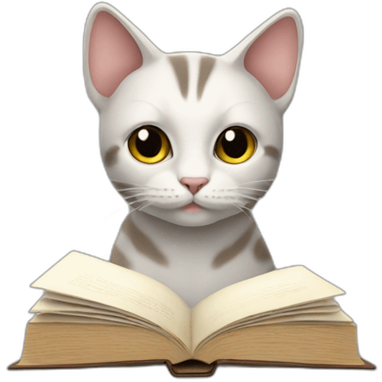 cat-with-book emoji