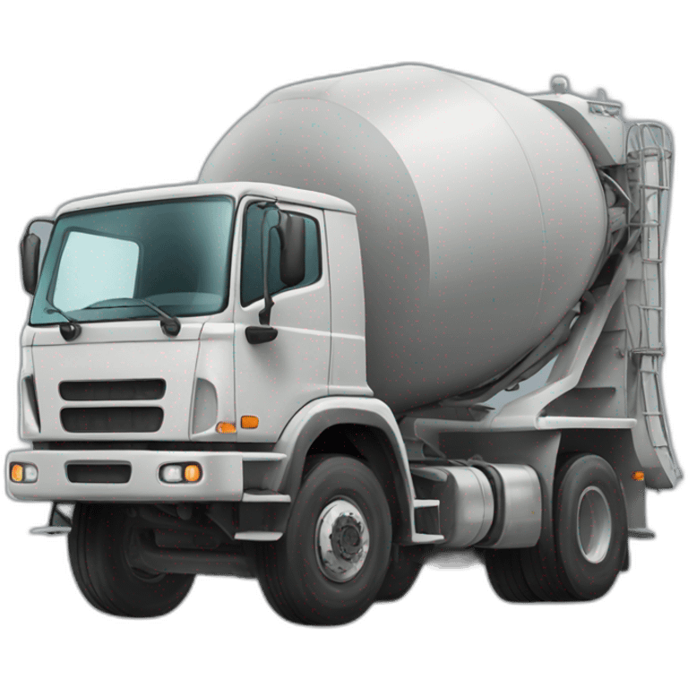 concrete-mixer truck emoji