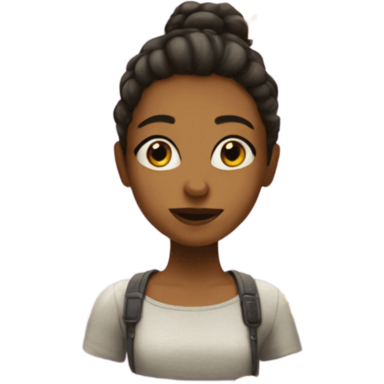 Girl at movie  emoji