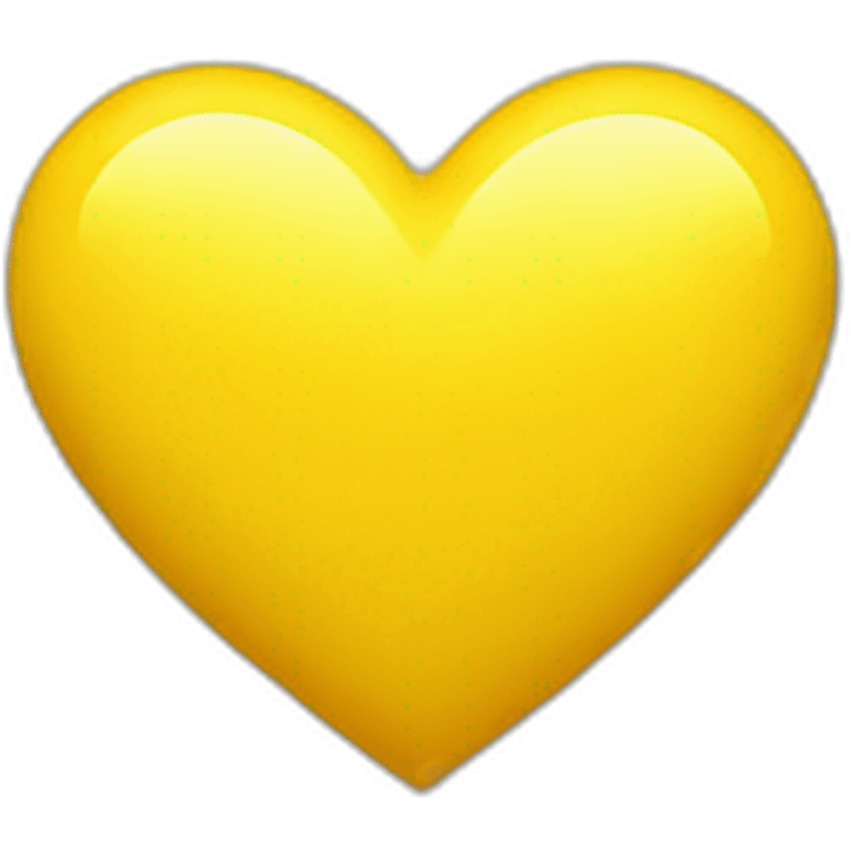 Yellow heart emoji