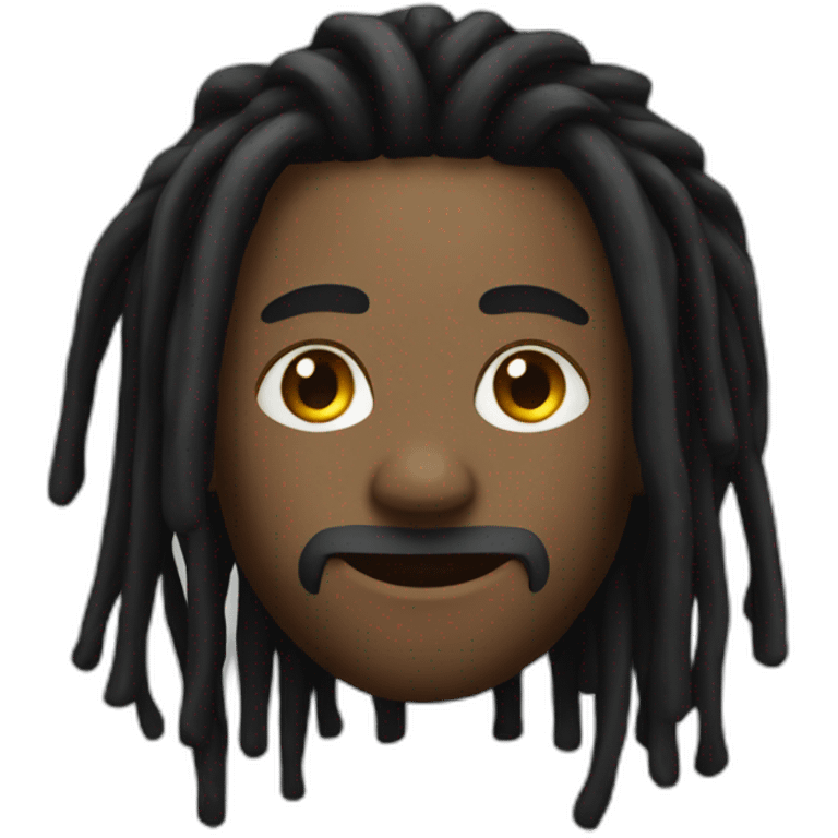 homem negro dreads emoji