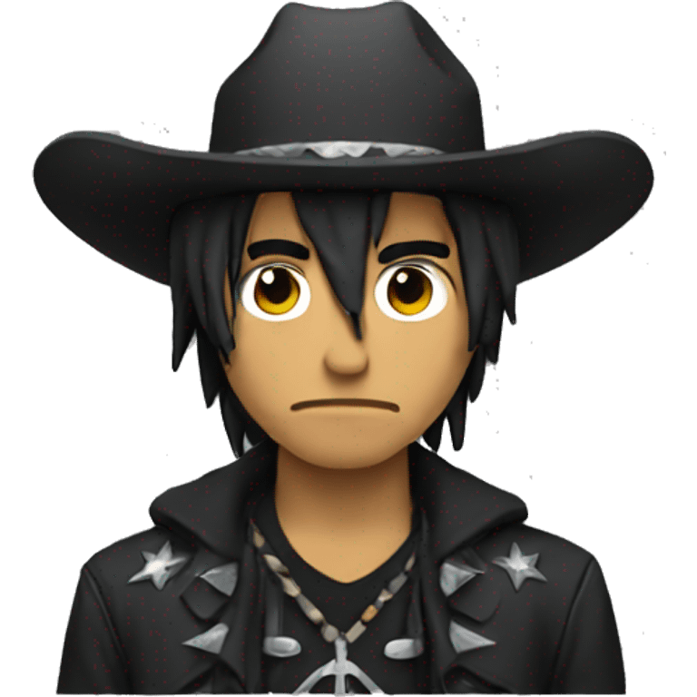 sad emo cowboy emoji