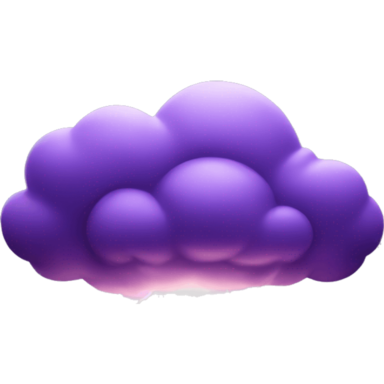 Storm clouds with Purple lighting  emoji