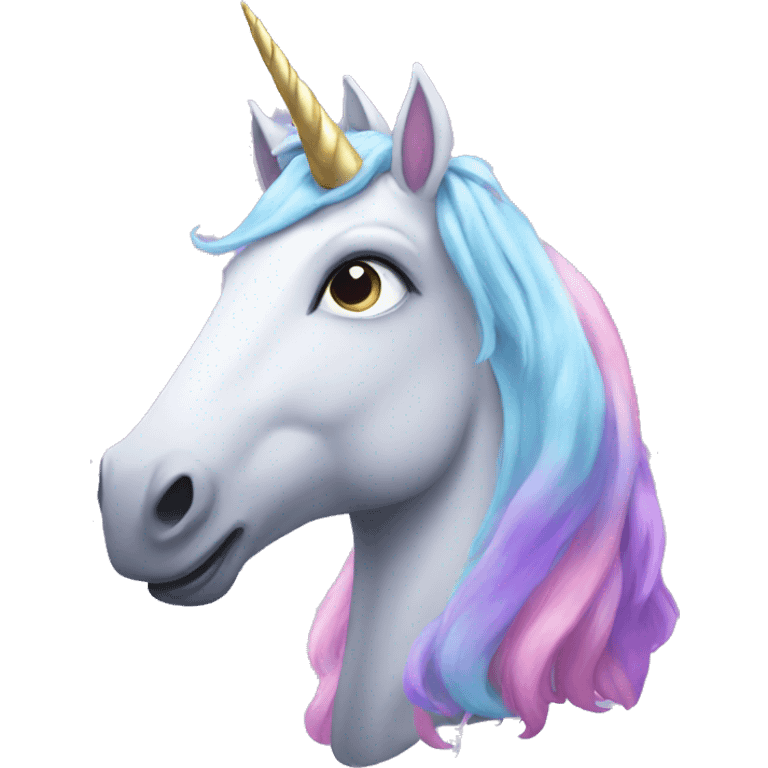 Magical unicorn emoji