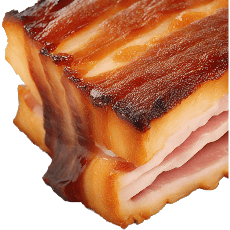 crispy pork belly slice emoji