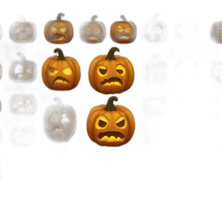 Horror pumpkin emoji