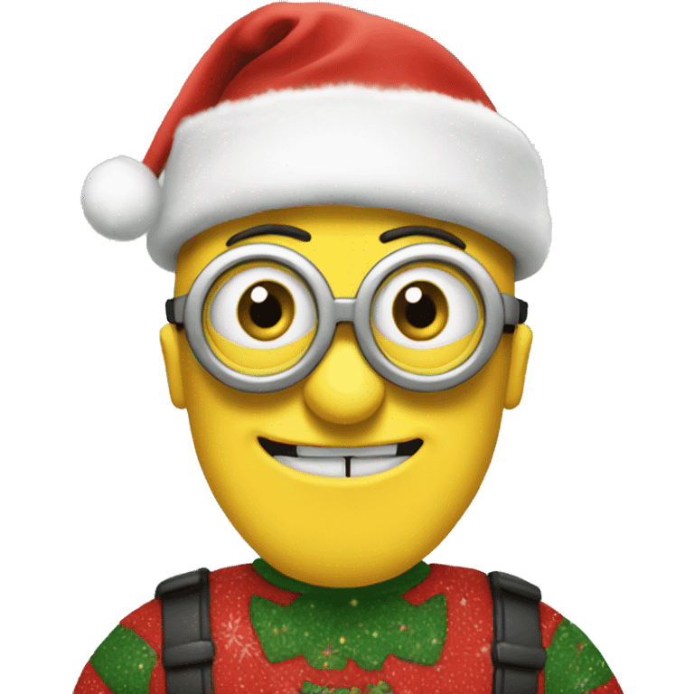 Christmas minion emoji