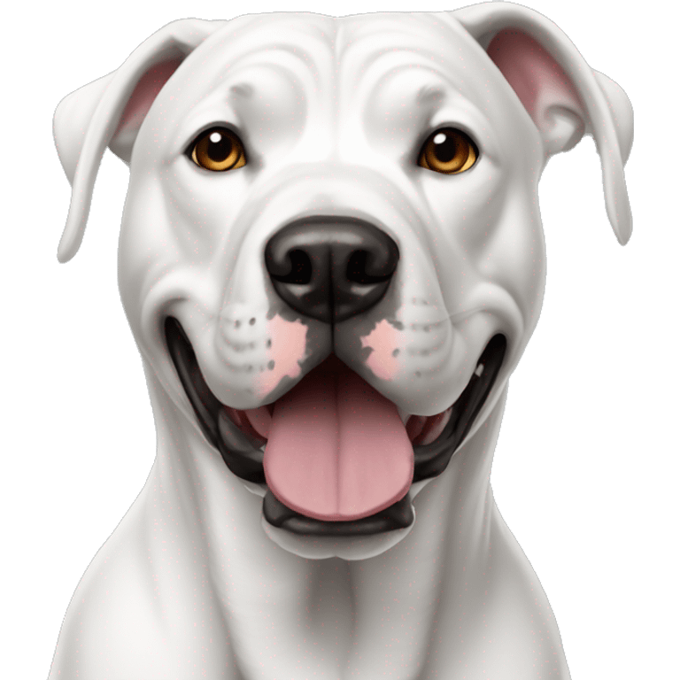 Un dogo argentino emoji