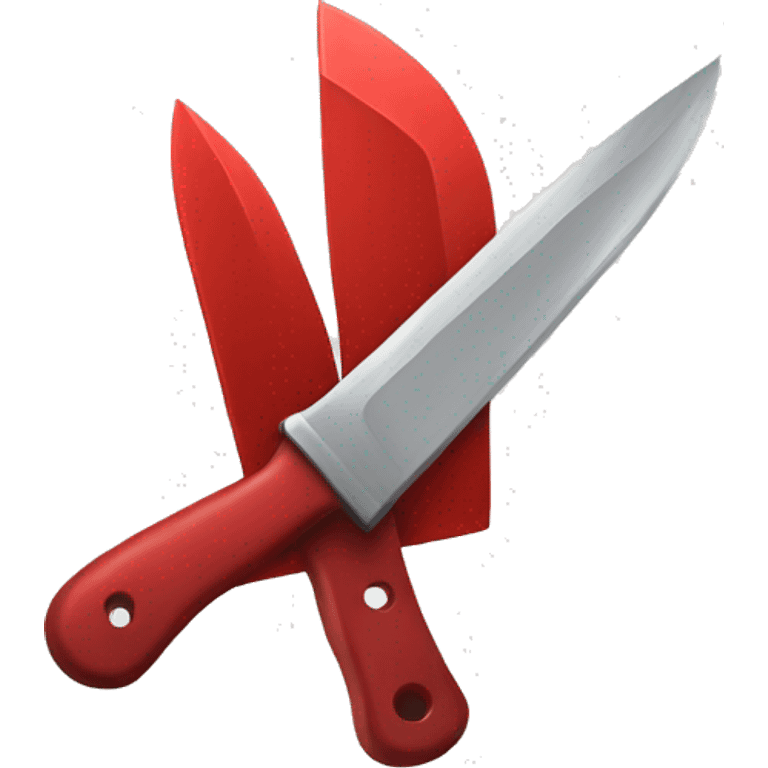 Red knife emoji