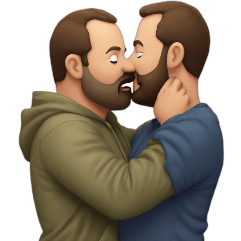 tom segura kissing bert kreischer emoji