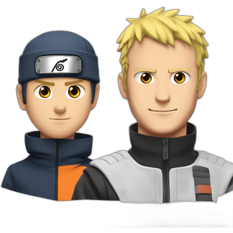 Naruto and emmanuel macron emoji