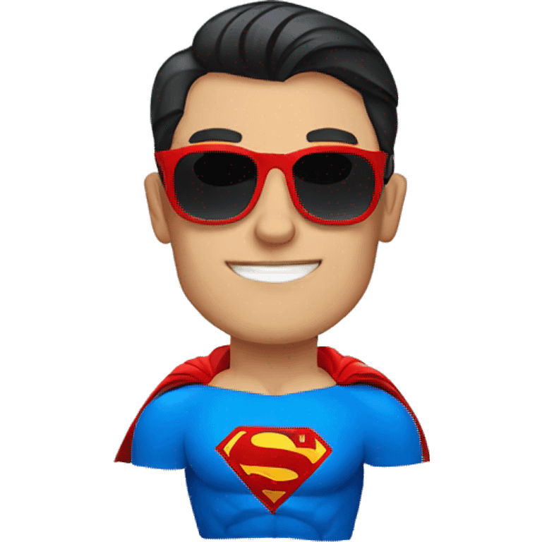 superman with sunglasses emoji