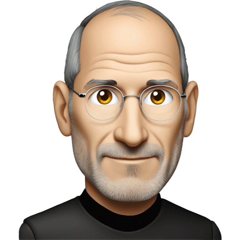 steve jobs with stars in his etes emoji