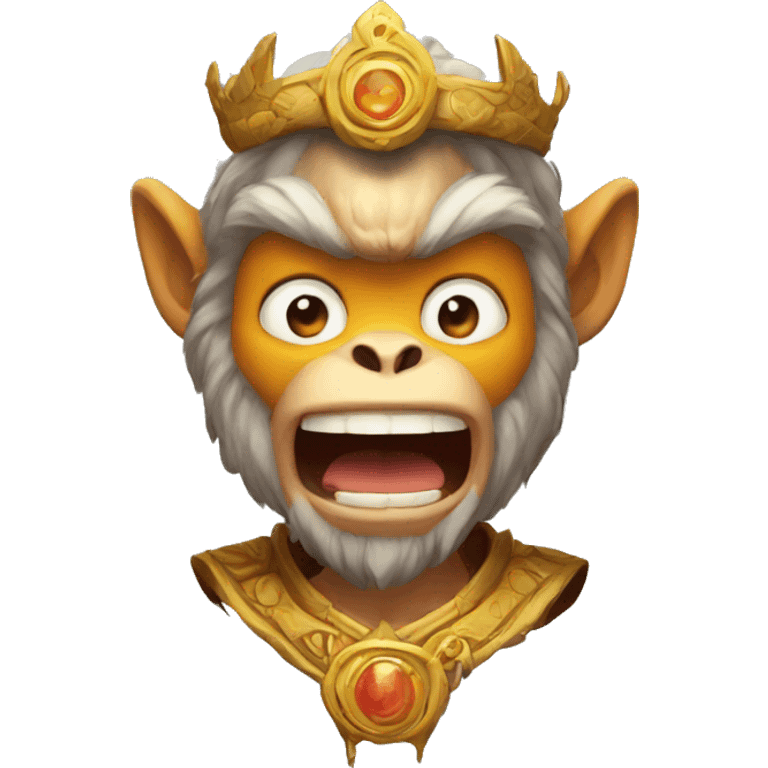 monkey king before he got he became a hero emoji