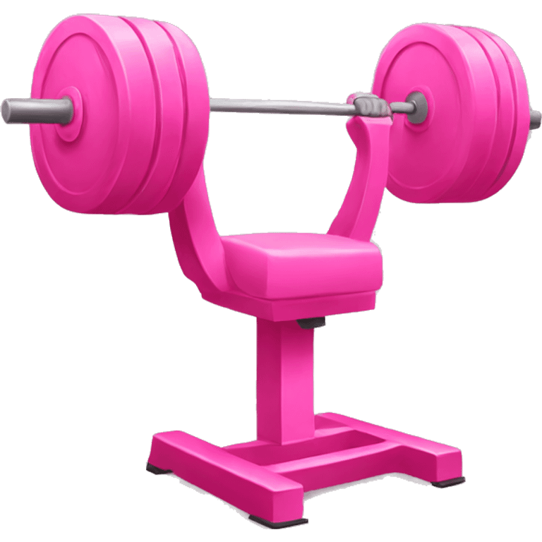 pink weight gym emoji