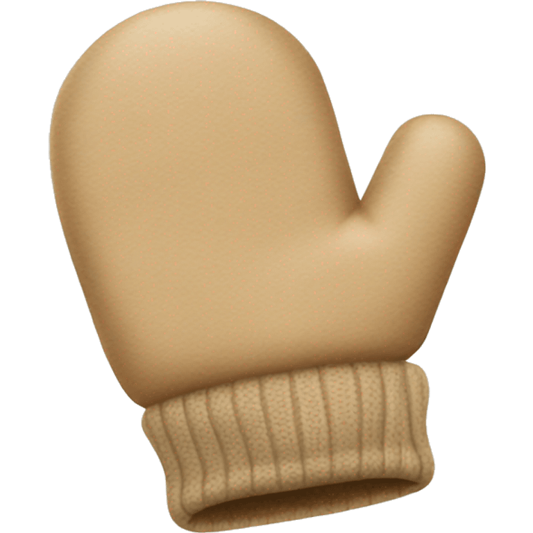 Beige mittens  emoji