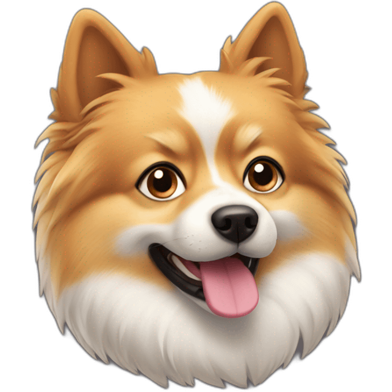 Spitz dog emoji