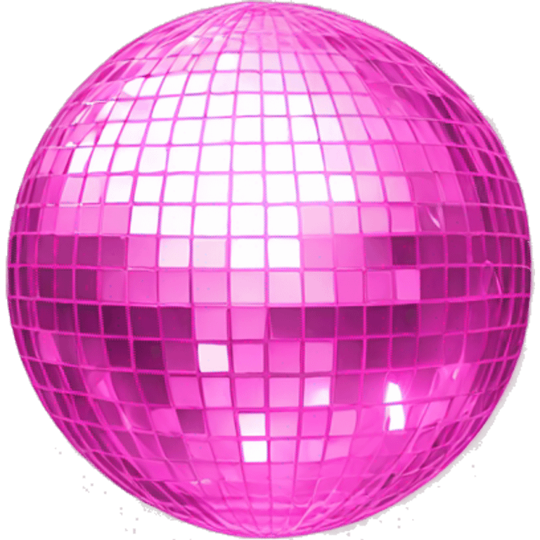 light Pink disco ball emoji