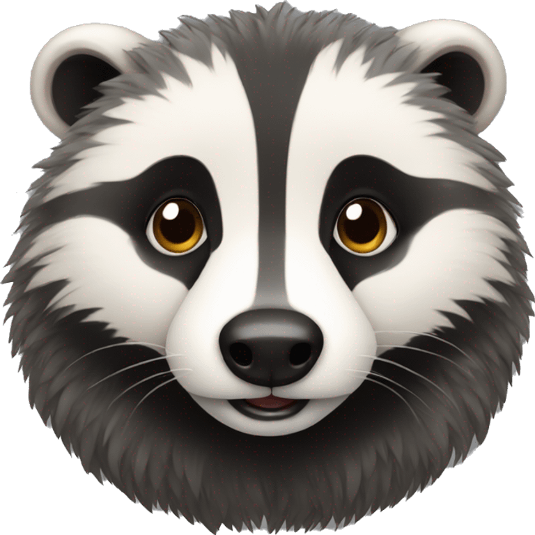 fluffy badger emoji