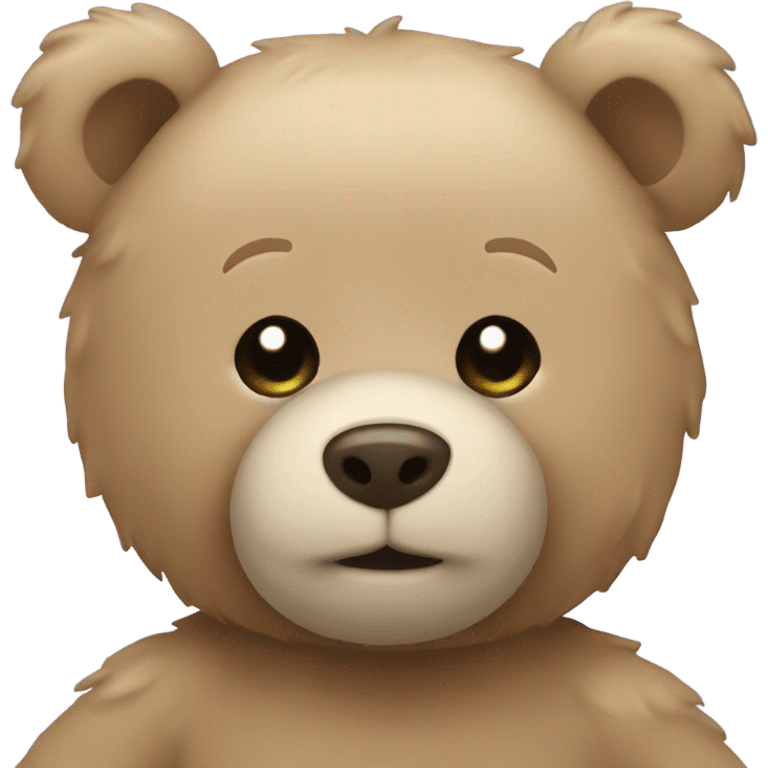 Beige teddy bear  emoji