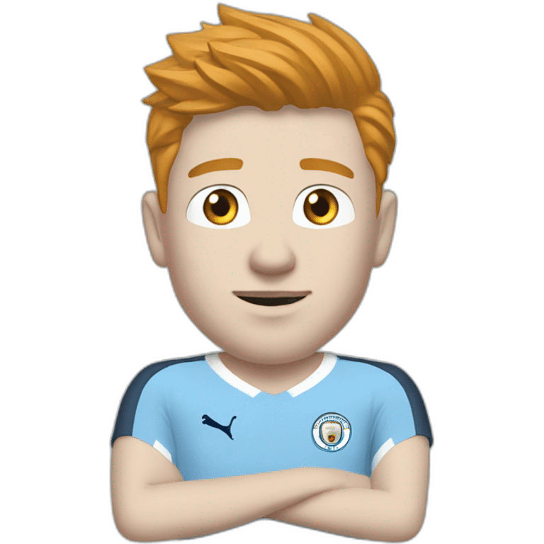 Kevin de Bruyne Man City emoji