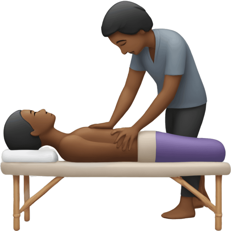 Person getting a massage  emoji