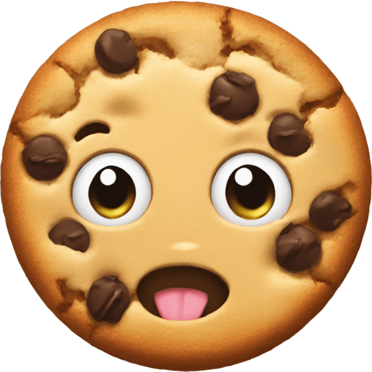  anime eat cookie emoji