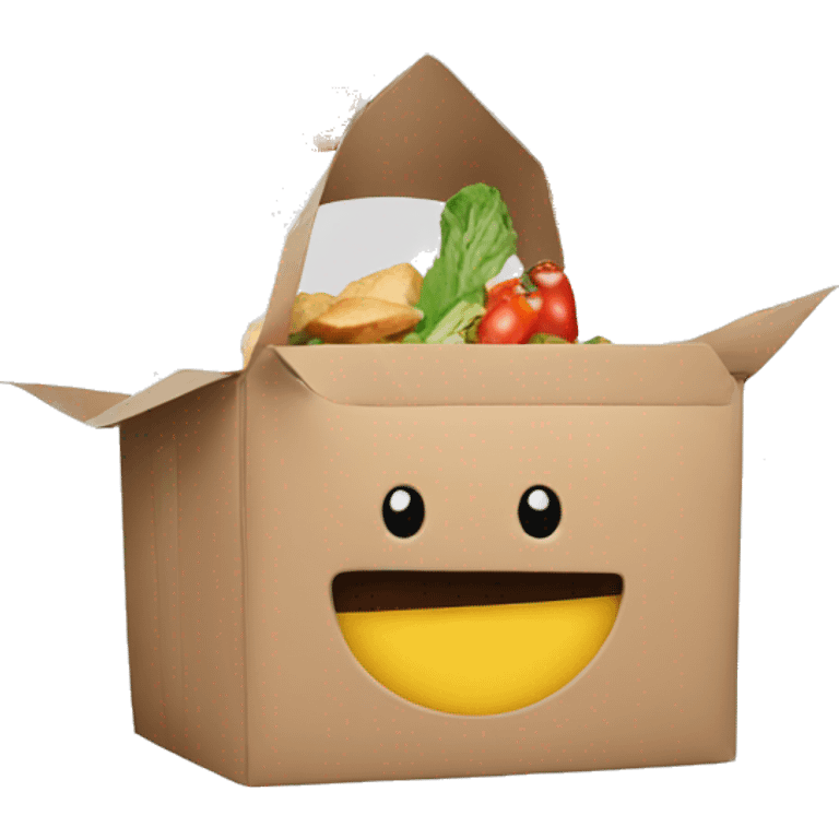 food delivery emoji