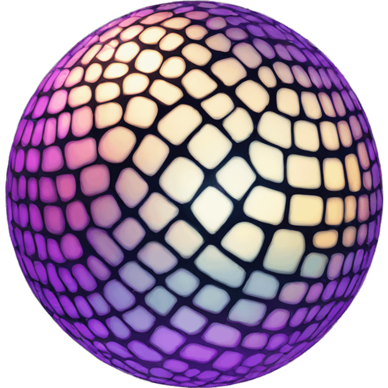 Disco ball with sparkle emoji