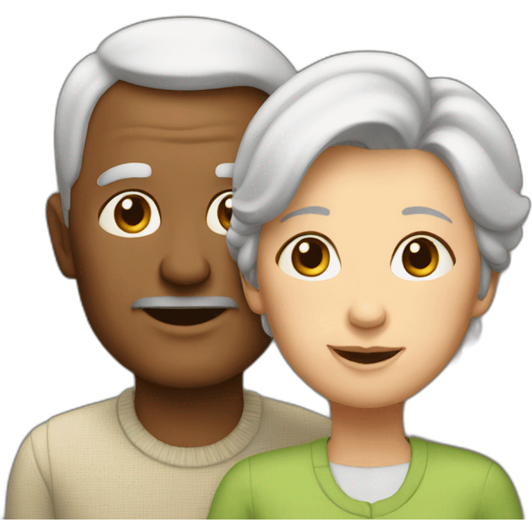 older couple emoji