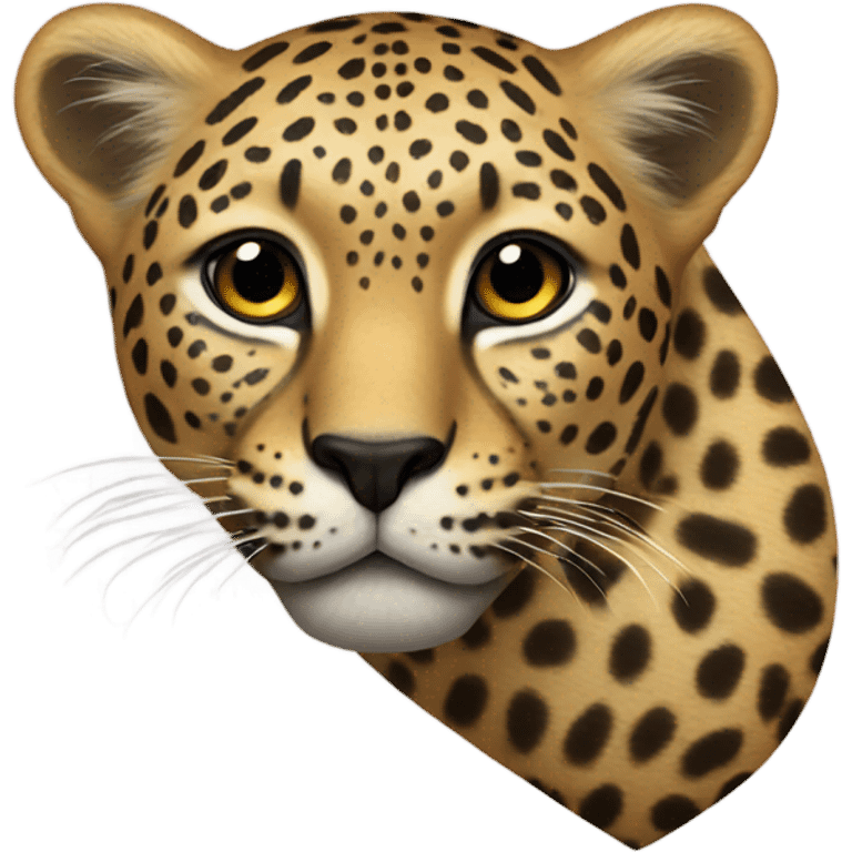 Leopard heart  emoji