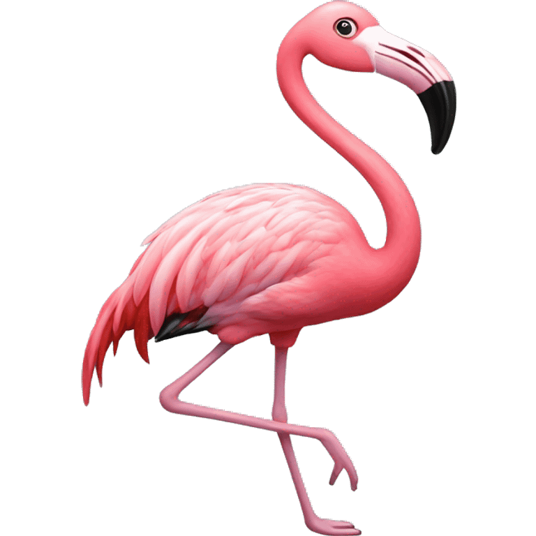 flamingo hoola hooping emoji