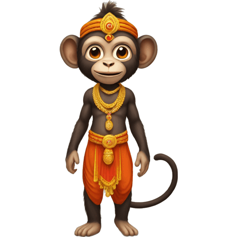 monkey as hanuman emoji