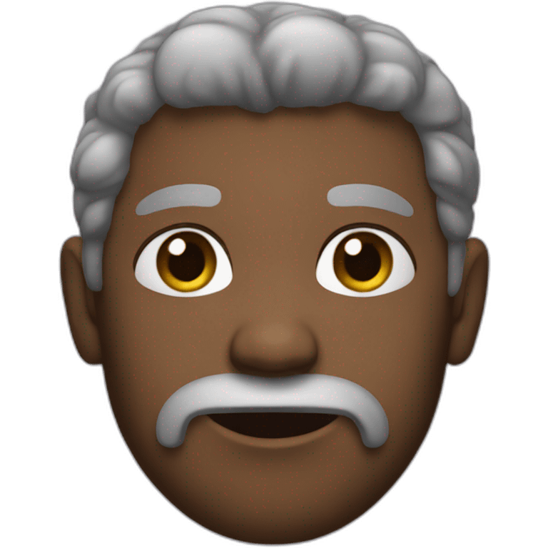 negro pelado emoji