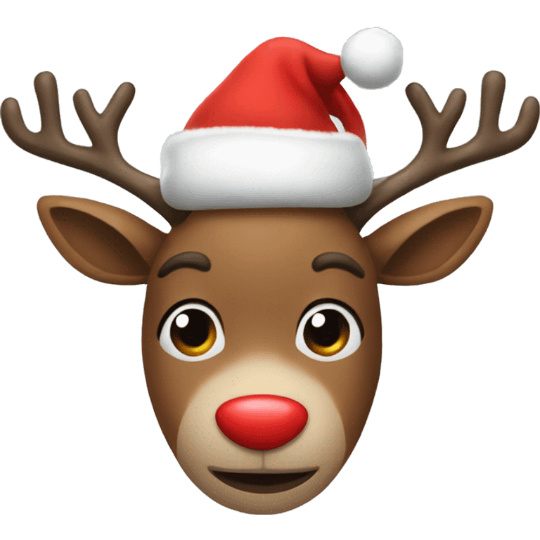 Red Nosed Reindeer emoji