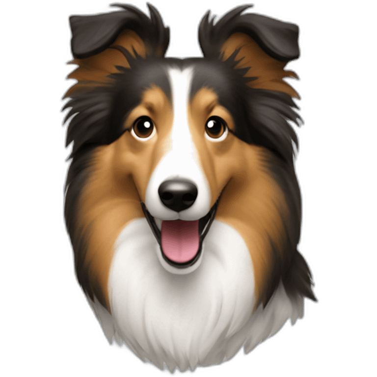 Sheltie rugby emoji