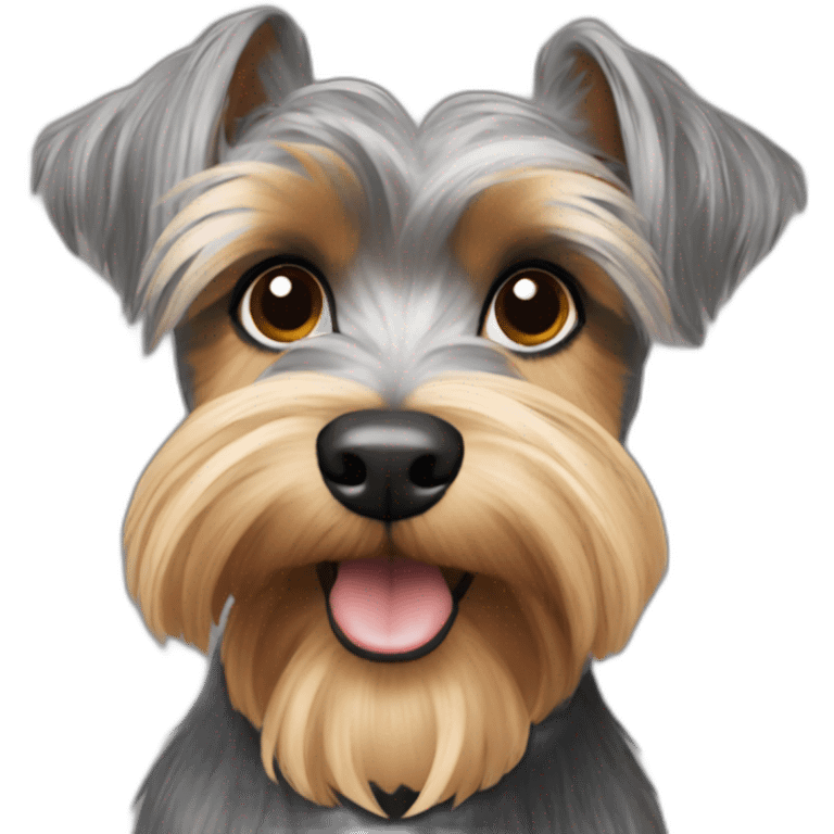 schnauzer yorkie emoji