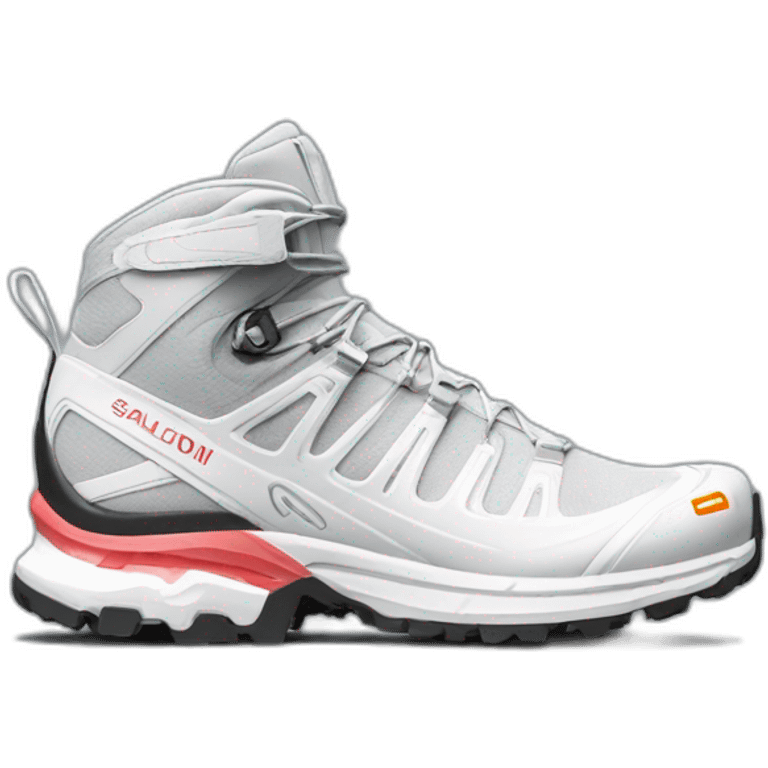 white salomon xt6 shoes emoji