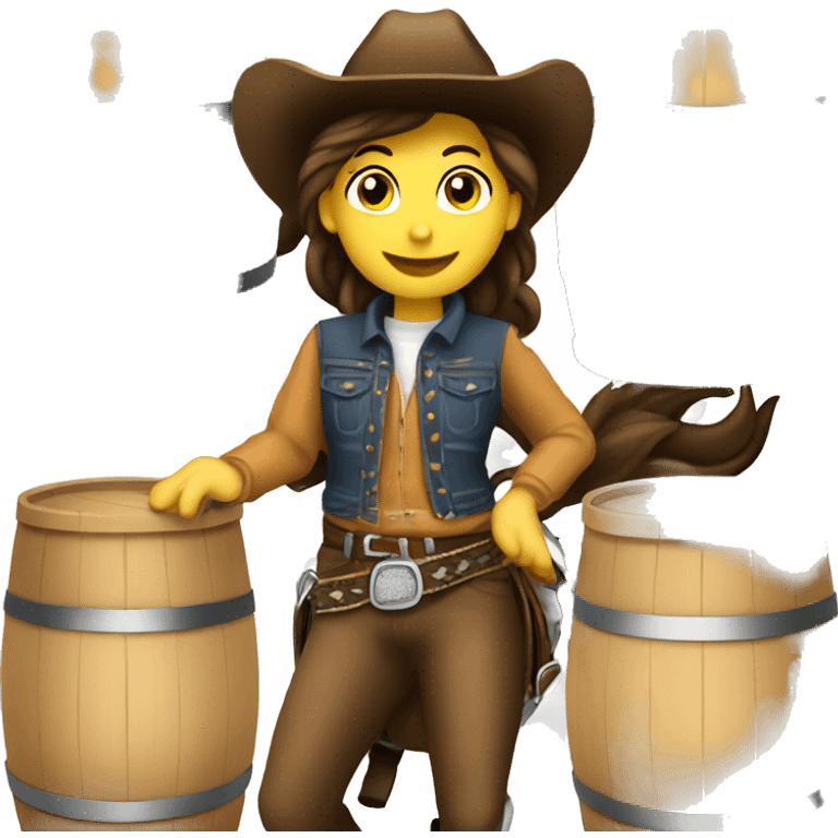 barrel racer emoji