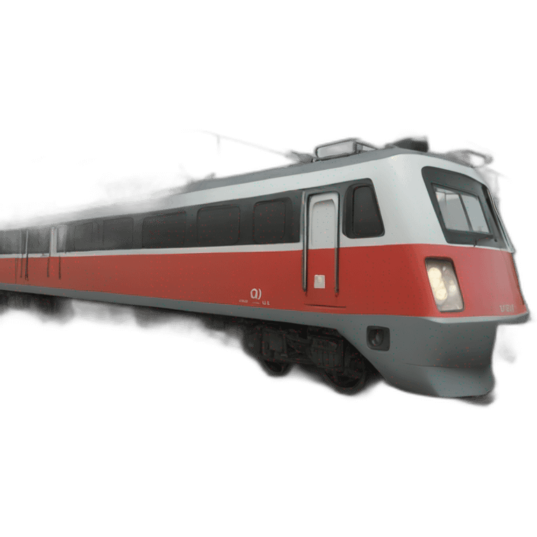 Realistic French train emoji