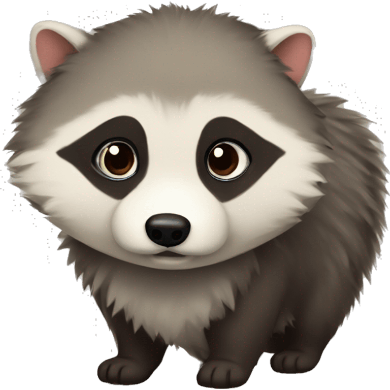 Raccoon dog  emoji